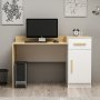 HANAH HOME Radni sto Bonte Oak White - slika 2