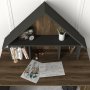 HANAH HOME Radni sto Denver Anthracite - slika 3