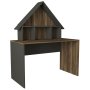 HANAH HOME Radni sto Denver Anthracite - slika 5