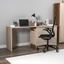 HANAH HOME Radni sto Akser Light Walnut Beige - slika 2