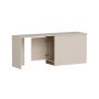 HANAH HOME Radni sto Akser Light Walnut Beige - slika 4