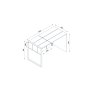 HANAH HOME Radni sto Lost Walnut - slika 4
