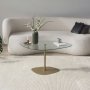 HANAH HOME Sto za dnevnu sobu Soho Transparent Gold - slika 4
