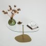 HANAH HOME Sto za dnevnu sobu Soho Transparent Gold - slika 1