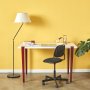 HANAH HOME Radni sto Eridanos WhiteBurgundy - slika 1
