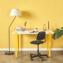 HANAH HOME Radni sto Eridanos WhiteYellow - slika 1