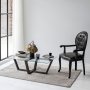 HANAH HOME Sto za dnevnu sobu Amalfi Anthracite - slika 3