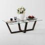 HANAH HOME Sto za dnevnu sobu Amalfi Anthracite - slika 5