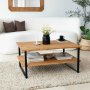 HANAH HOME Sto za dnevnu sobu Neta Oak - slika 3