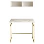 HANAH HOME Radni sto Gama White Gold - slika 3