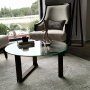 HANAH HOME Sto za dnevnu sobu Yuvarlak Cam Orta Sehpa S300 - slika 4