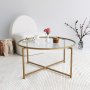 HANAH HOME Sto za dnevnu sobu Gold Sun S404 - slika 3