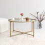 HANAH HOME Sto za dnevnu sobu Gold Sun S404 - slika 4