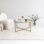 HANAH HOME Sto za dnevnu sobu Gold Sun S404 - slika 5