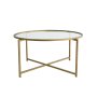 HANAH HOME Sto za dnevnu sobu Gold Sun S404 - slika 1
