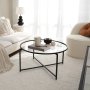HANAH HOME Sto za dnevnu sobu Sun S403 Black - slika 2