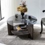 HANAH HOME Sto za dnevnu sobu Mondo Dark Grey - slika 3