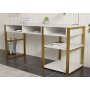 HANAH HOME Radni sto Emro White Gold - slika 3