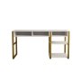 HANAH HOME Radni sto Emro White Gold - slika 5