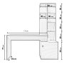 HANAH HOME Radni sto Canas L149 - slika 4