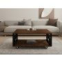 HANAH HOME Sto za dnevnu sobu Yuso Walnut - slika 3