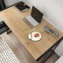 HANAH HOME Radni sto Adelaide Black Oak - slika 3