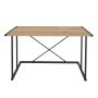 HANAH HOME Radni sto Adelaide Black Oak - slika 4