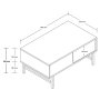 HANAH HOME Sto za dnevnu sobu Diamond 4230 - slika 2