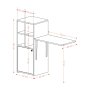 HANAH HOME Radni sto Mix White - slika 5