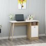 HANAH HOME Radni sto Cannas White Sapphire Oak - slika 1