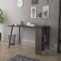 HANAH HOME Radni sto Lagomood Vito Anthracite Walnut - slika 1