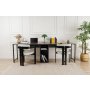 HANAH HOME Radni sto Twin Study Desk Anthracite - slika 3