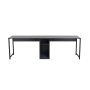 HANAH HOME Radni sto Twin Study Desk Anthracite - slika 4