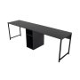 HANAH HOME Radni sto Twin Study Desk Anthracite - slika 5