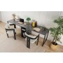 HANAH HOME Radni sto Twin Study Desk Anthracite - slika 1