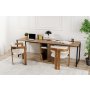 HANAH HOME Radni sto Twin Study Desk Atlantic Pine - slika 2