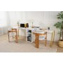 HANAH HOME Radni sto Twin Study Desk White - slika 2