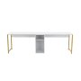 HANAH HOME Radni sto Twin Study Desk White - slika 4