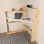 HANAH HOME Radni sto Kelly Oak White - slika 2