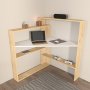 HANAH HOME Radni sto Kelly Oak White - slika 3