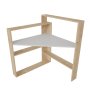HANAH HOME Radni sto Kelly Oak White - slika 4