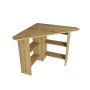 HANAH HOME Radni sto Corner Sapphire Oak - slika 5