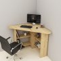 HANAH HOME Radni sto Corner Sapphire Oak - slika 1