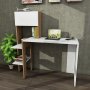 HANAH HOME Radni sto Bumin White Walnut - slika 1