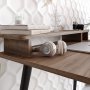 HANAH HOME Radni sto Delux Walnut - slika 4