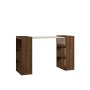 HANAH HOME Radni sto Handy Walnut White - slika 5