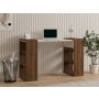 HANAH HOME Radni sto Handy Walnut White - slika 1