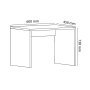 HANAH HOME Radni sto Safir White - slika 3