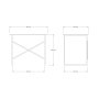 HANAH HOME Radni sto Addis Black - slika 4