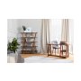 HANAH HOME Radni sto sa policom za knjige Perla Walnut - slika 2